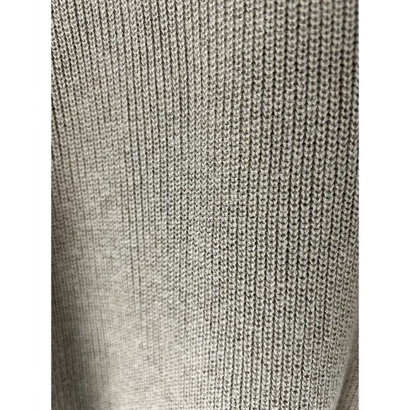 J Jill Women Sweater 2X Red Tunic Rib Knit Long Sleeve V Neck Pullover Brown Tan - Picture 8 of 15